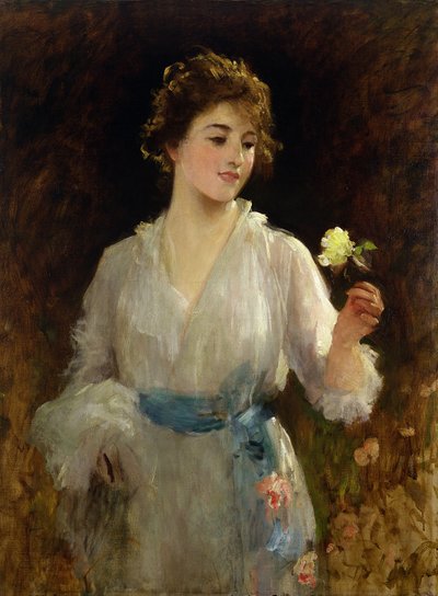 The Yellow Rose by Samuel Luke Fildes